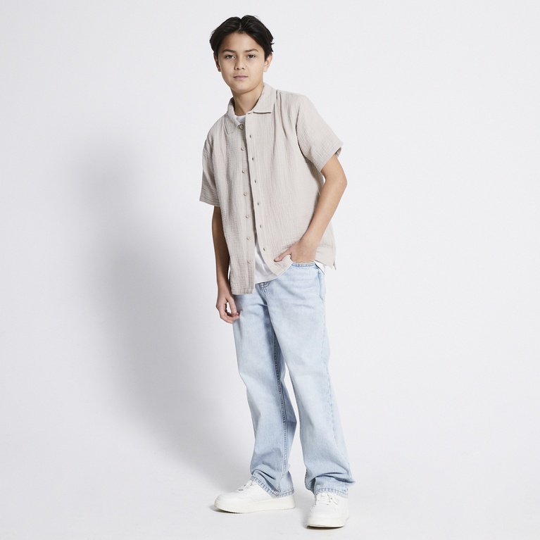 Short sleeve shirt "Joel" Beige